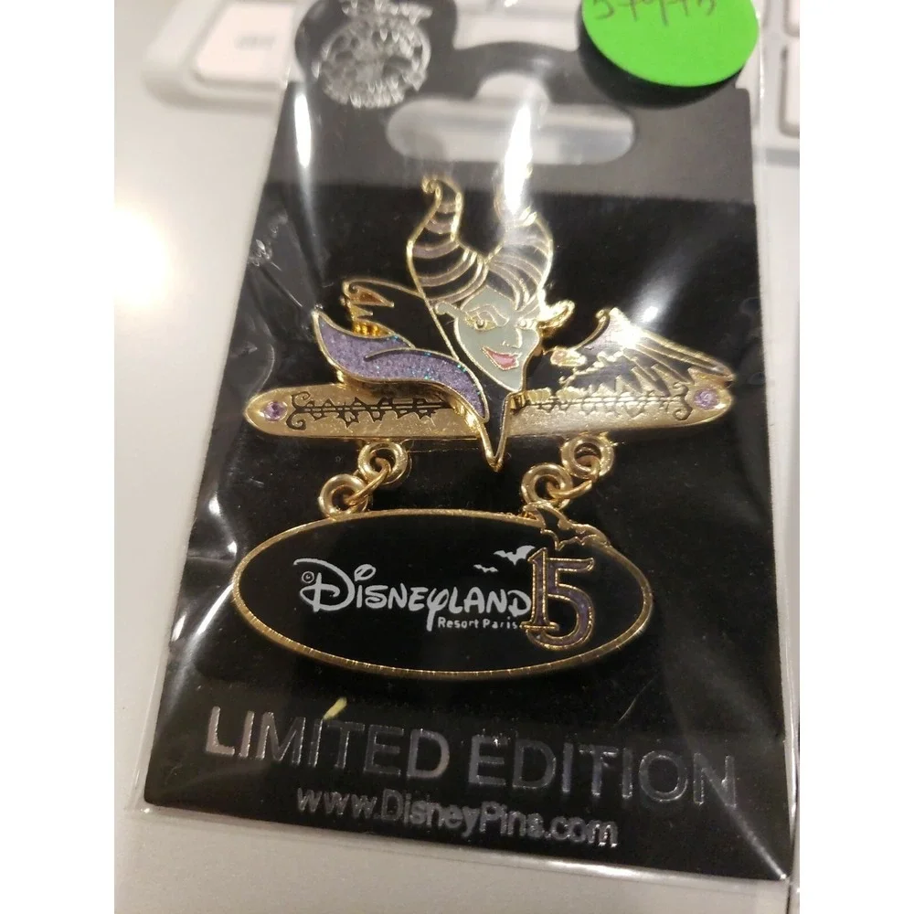 Disney Pin 57975 DLRP Paris Halloween Maleficent Diablo Sleeping Beauty Raven LE